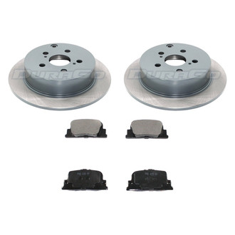 DuraGo® - Titanium Series Plain Rear Brake Kit with Ceramic Pads