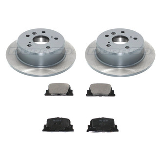 DuraGo® - Titanium Series Plain Rear Brake Kit with Ceramic Pads
