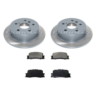 DuraGo® - Titanium Series 1-Piece Plain Brake Kit with Ceramic Brake Pads