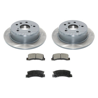 DuraGo® - Titanium Series Plain Rear Brake Kit with Ceramic Pads