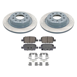 DuraGo® - Titanium Series Plain Rear Brake Kit with Ceramic Pads