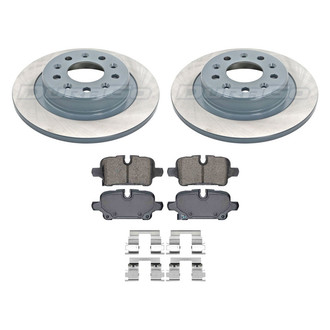 DuraGo® - Titanium Series 1-Piece Plain Brake Kit with Ceramic Brake Pads