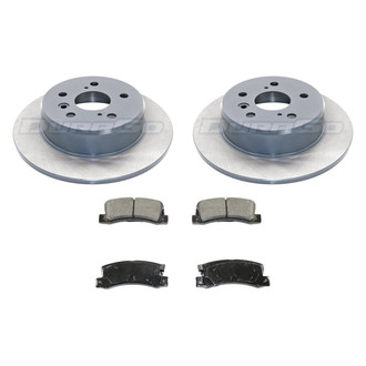 DuraGo® - Titanium Series Plain Rear Brake Kit with Ceramic Pads