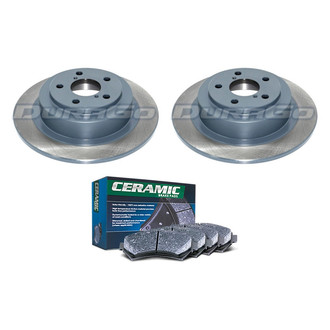 DuraGo® - Titanium Series Plain Rear Brake Kit with Ceramic Pads