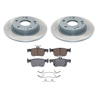 DuraGo® - Titanium Series 1-Piece Plain Brake Kit with Ceramic Brake Pads