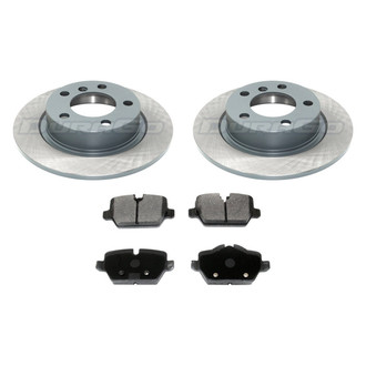 DuraGo® - Titanium Series 1-Piece Plain Brake Kit with Ceramic Brake Pads