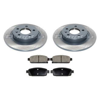DuraGo® - Titanium Series Plain Rear Brake Kit with Ceramic Pads