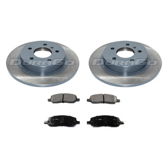 DuraGo® - Titanium Series 1-Piece Plain Brake Kit with Ceramic Brake Pads