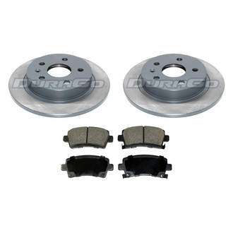 DuraGo® - Titanium Series Plain Rear Brake Kit with Ceramic Pads
