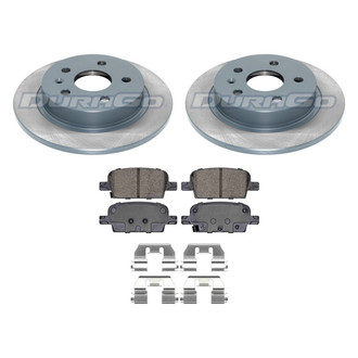 DuraGo® - Titanium Series Plain Rear Brake Kit with Ceramic Pads