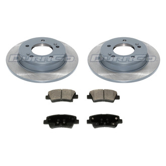 DuraGo® - Titanium Series Plain Rear Brake Kit with Ceramic Pads