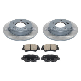 DuraGo® - Titanium Series Plain Rear Brake Kit with Ceramic Pads