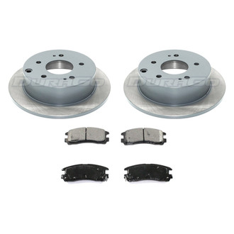 DuraGo® - Titanium Series Plain Rear Brake Kit with Ceramic Pads