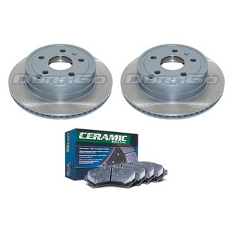DuraGo® - Titanium Series Plain Rear Brake Kit with Ceramic Pads