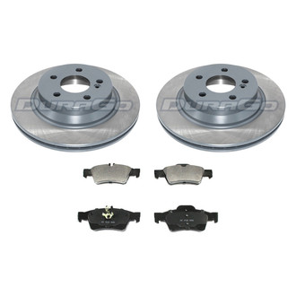 DuraGo® - Titanium Series Plain Rear Brake Kit with Ceramic Pads
