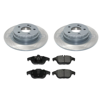 DuraGo® - Titanium Series Plain Rear Brake Kit with Ceramic Pads