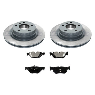 DuraGo® - Titanium Series Plain Rear Brake Kit with Ceramic Pads