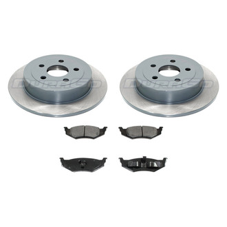 DuraGo® - Titanium Series 1-Piece Plain Brake Kit with Ceramic Brake Pads