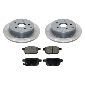 DuraGo® - Titanium Series Plain Rear Brake Kit with Ceramic Pads