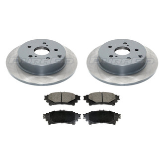 DuraGo® - Titanium Series Plain Rear Brake Kit with Ceramic Pads