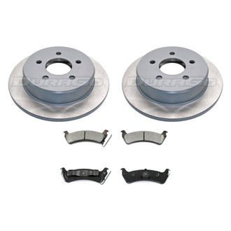 DuraGo® - Titanium Series Plain Rear Brake Kit with Ceramic Pads