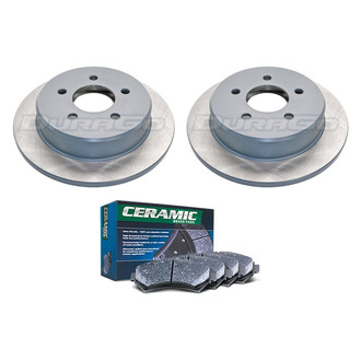 DuraGo® - Titanium Series Plain Rear Brake Kit with Ceramic Pads