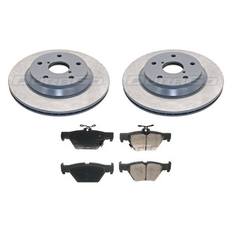 DuraGo® - Titanium Series 1-Piece Plain Brake Kit with Ceramic Brake Pads