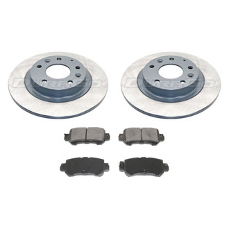 DuraGo® - Titanium Series Plain Rear Brake Kit with Ceramic Pads