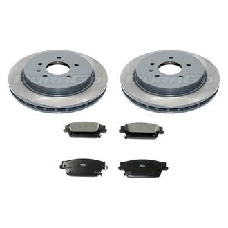 DuraGo® - Titanium Series 1-Piece Plain Brake Kit with Ceramic Brake Pads