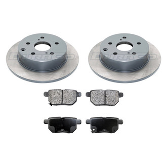 DuraGo® - Titanium Series Plain Rear Brake Kit with Ceramic Pads