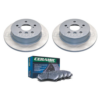 DuraGo® - Titanium Series Plain Rear Brake Kit with Ceramic Pads