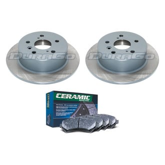 DuraGo® - Titanium Series Plain Rear Brake Kit with Ceramic Pads