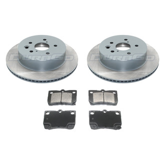DuraGo® - Titanium Series Plain Rear Brake Kit with Ceramic Pads