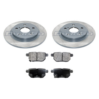 DuraGo® - Titanium Series 1-Piece Plain Brake Kit with Ceramic Brake Pads