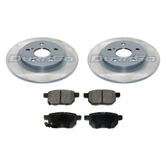 DuraGo® - Titanium Series Plain Rear Brake Kit with Ceramic Pads