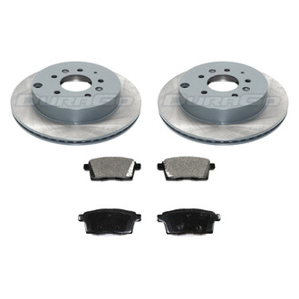 DuraGo® - Titanium Series Plain Rear Brake Kit with Ceramic Pads