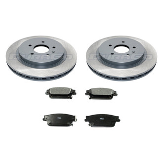 DuraGo® - Titanium Series Plain Rear Brake Kit with Ceramic Pads