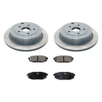 DuraGo® - Titanium Series Plain Rear Brake Kit with Ceramic Pads