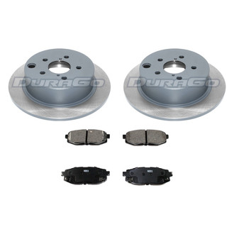 DuraGo® - Titanium Series Plain Rear Brake Kit with Ceramic Pads