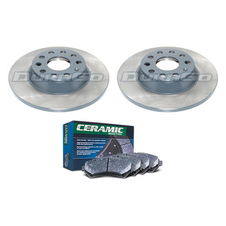 DuraGo® - Titanium Series Plain Rear Brake Kit with Ceramic Pads