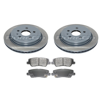 DuraGo® - Titanium Series Plain Rear Brake Kit with Ceramic Pads