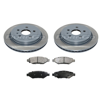 DuraGo® - Titanium Series Plain Rear Brake Kit with Ceramic Pads
