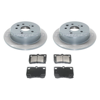 DuraGo® - Titanium Series Plain Rear Brake Kit with Ceramic Pads