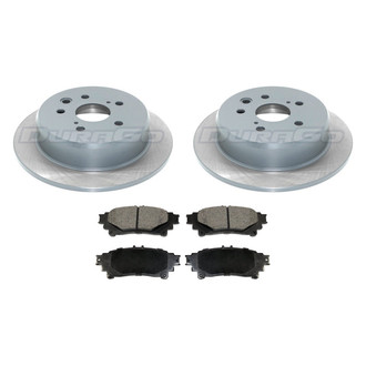 DuraGo® - Titanium Series Plain Rear Brake Kit with Ceramic Pads