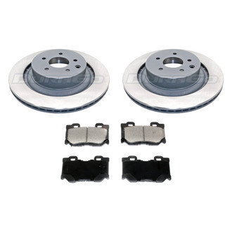 DuraGo® - Titanium Series Plain Rear Brake Kit with Ceramic Pads