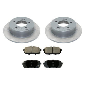 DuraGo® - Titanium Series Plain Rear Brake Kit with Ceramic Pads