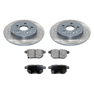 DuraGo® - Titanium Series Plain Rear Brake Kit with Ceramic Pads