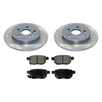 DuraGo® - Titanium Series Plain Rear Brake Kit with Ceramic Pads