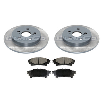 DuraGo® - Titanium Series Plain Rear Brake Kit with Ceramic Pads