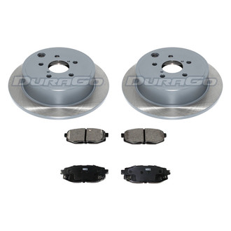 DuraGo® - Titanium Series Plain Rear Brake Kit with Ceramic Pads
